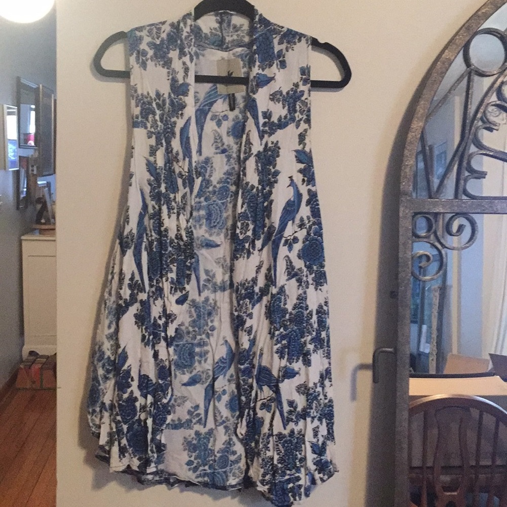 One Teaspoon printed long vest